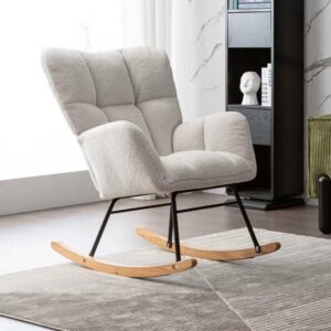 CHAISE POULE CONFORTABLE LONG BLANC