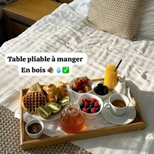 TABLE BASSE EN BOIS PETIT DEJ