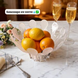 SOUCOUPE EN VERRE DURE