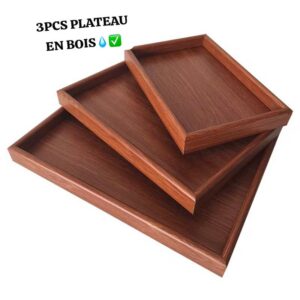 PLATEAU EN BOIS 3Pieces