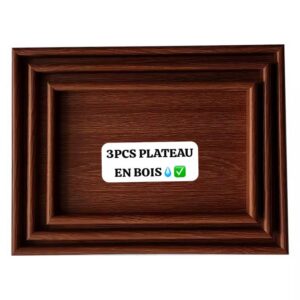 PLATEAU EN BOIS 3Pieces