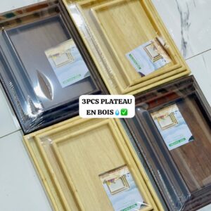 PLATEAU EN BOIS 3Pieces