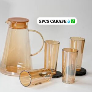 5PIECES - 1 CARAFE + 4 PIECES