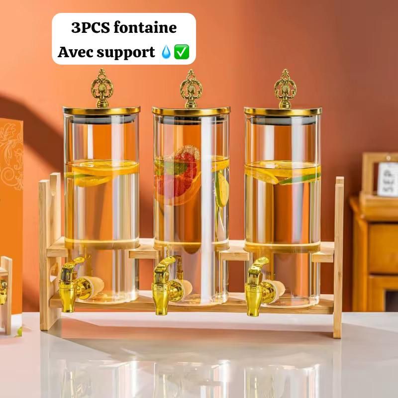 3 PIECES FONTAINE AVEC SUPPORT