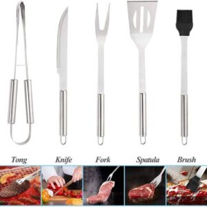 SET DE 5 PIECES USTENSILE BARBECUE  F.U26