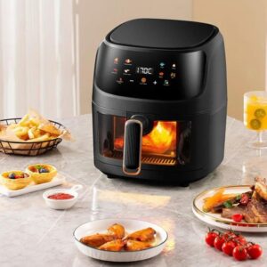 FRITEUSE A AIR DE GRANDE CAPACITE DE 8L ECRAN TACTILE